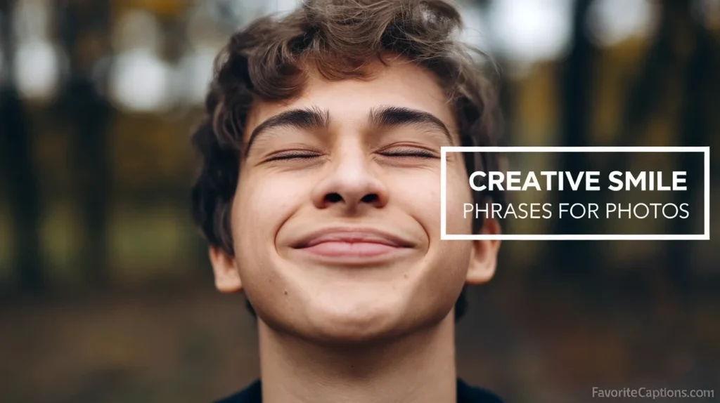 Creative Smile Phrases for Photos