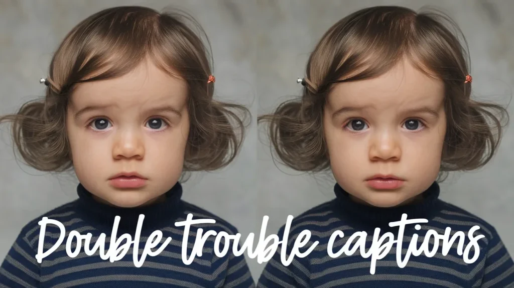 Double Trouble Captions