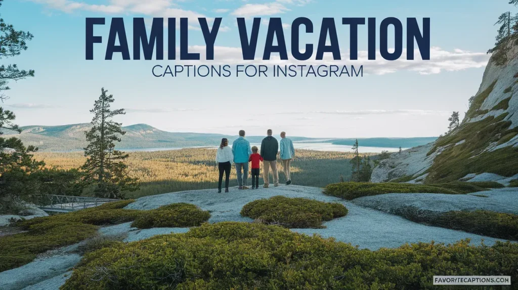 Family Vacation Captions for Instagram
