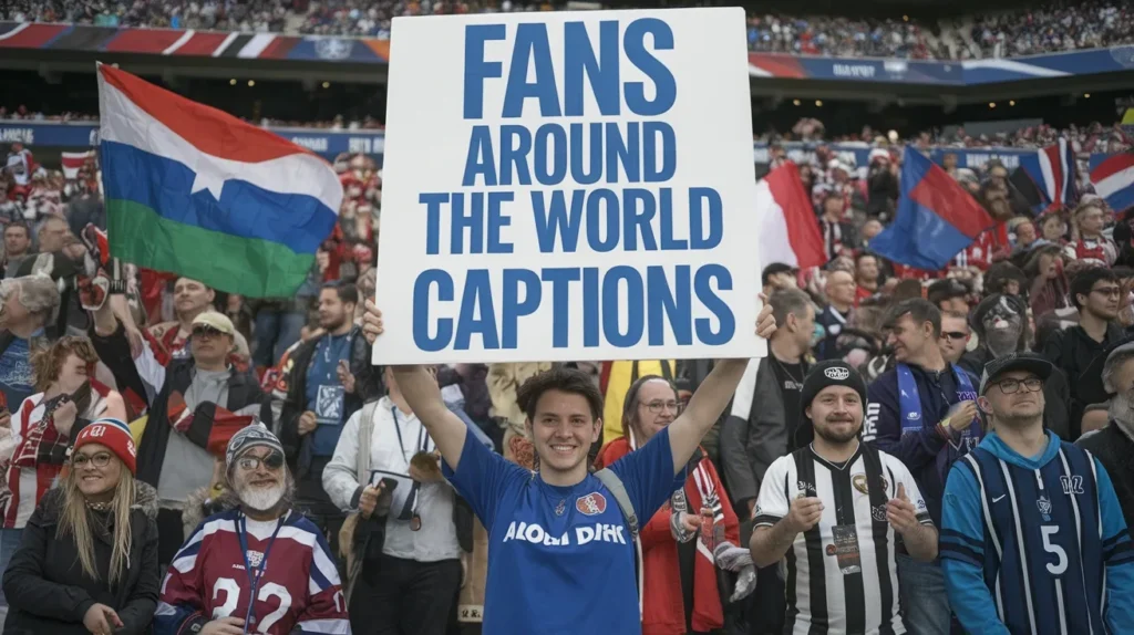 Fans Around the World Captions