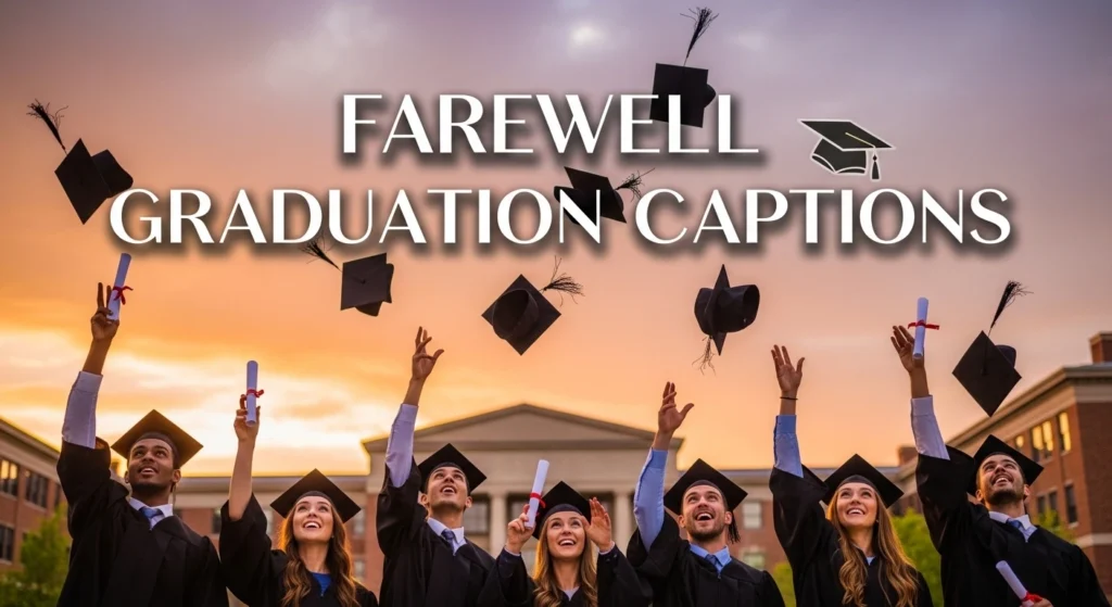 Farewell Graduation Captions