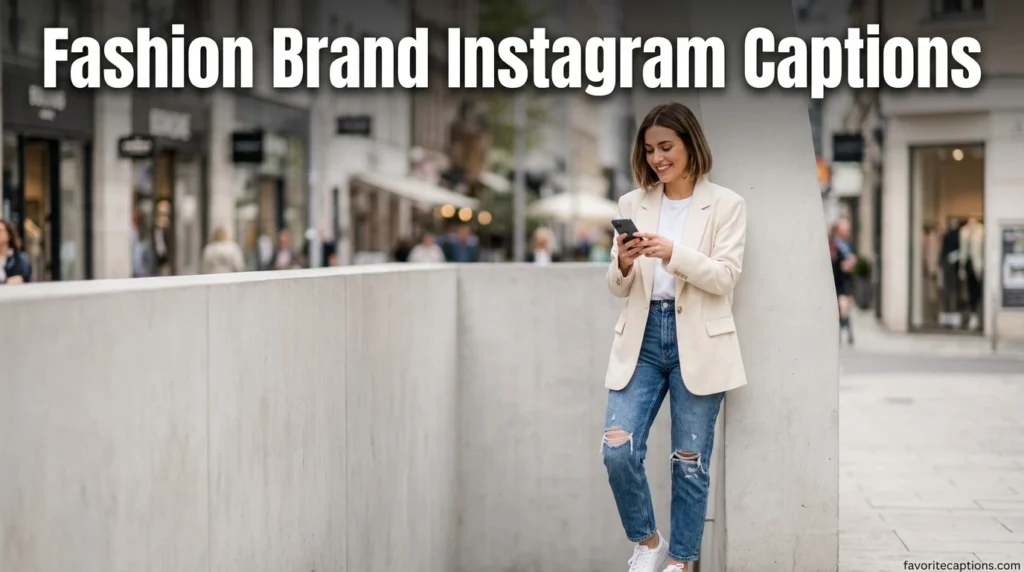 Fashion Brand Instagram Captions