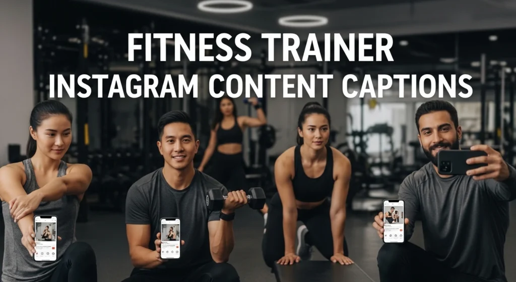 Fitness Trainer Instagram Content Captions