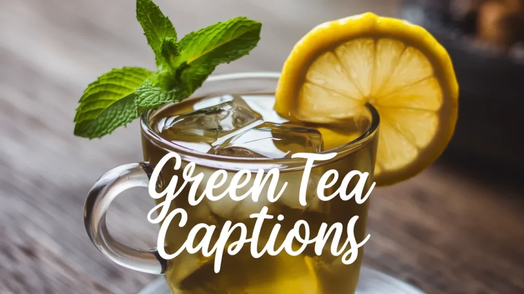 Green Tea Captions