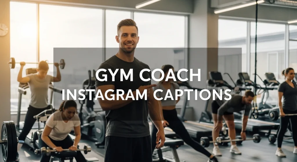 Gym Coach Instagram Captions