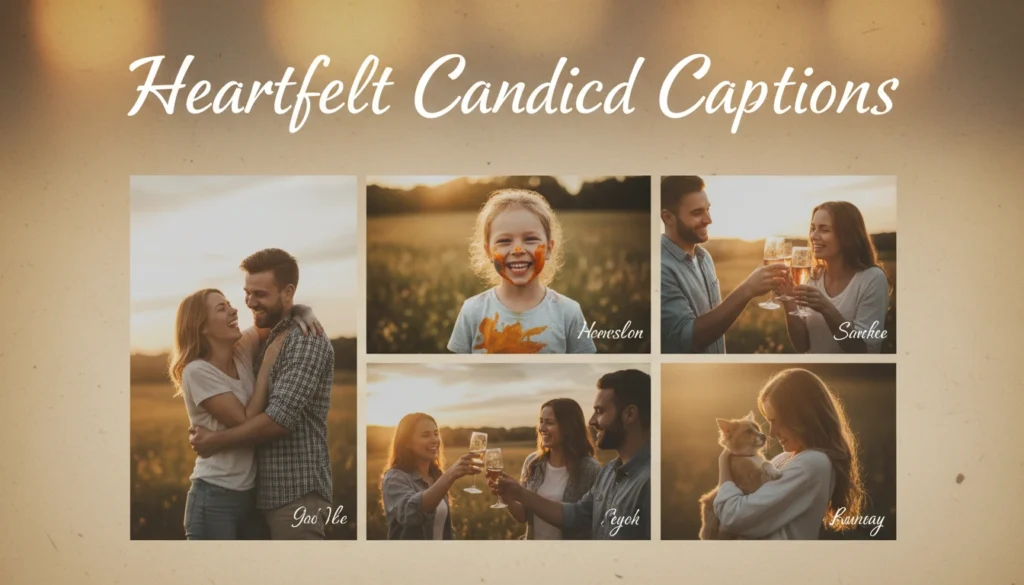 Heartfelt Candid Captions