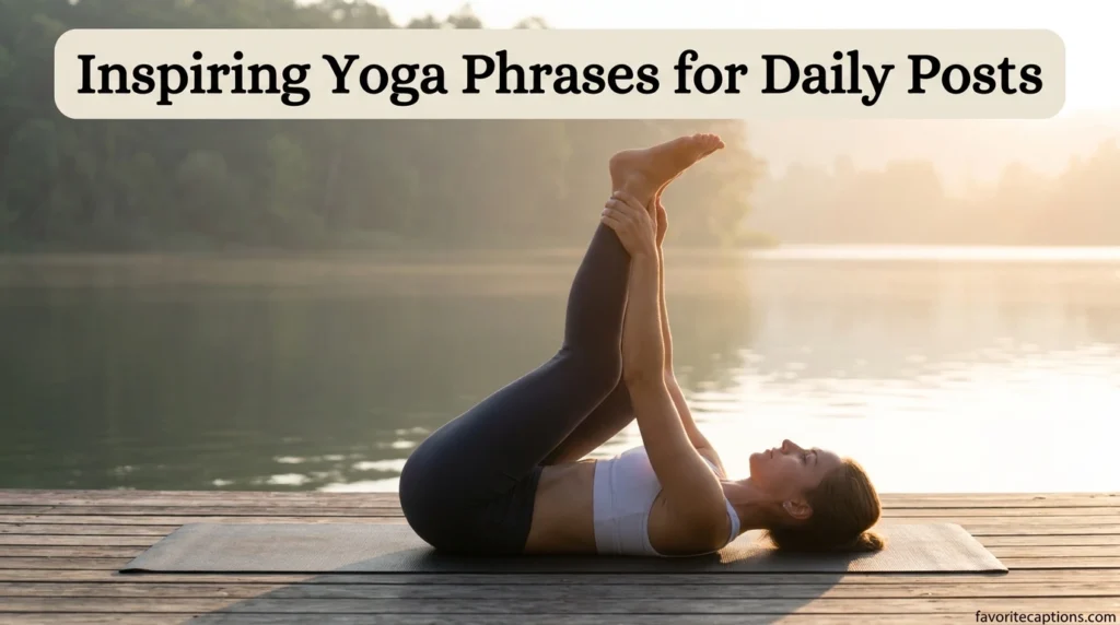Inspiring Yoga Phrases for Daily Posts