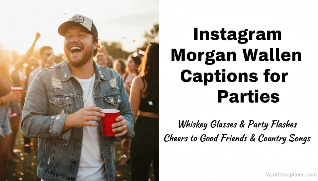 Instagram Morgan Wallen Captions for Parties