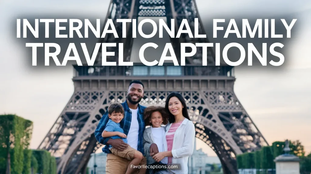 International Family Travel Captions