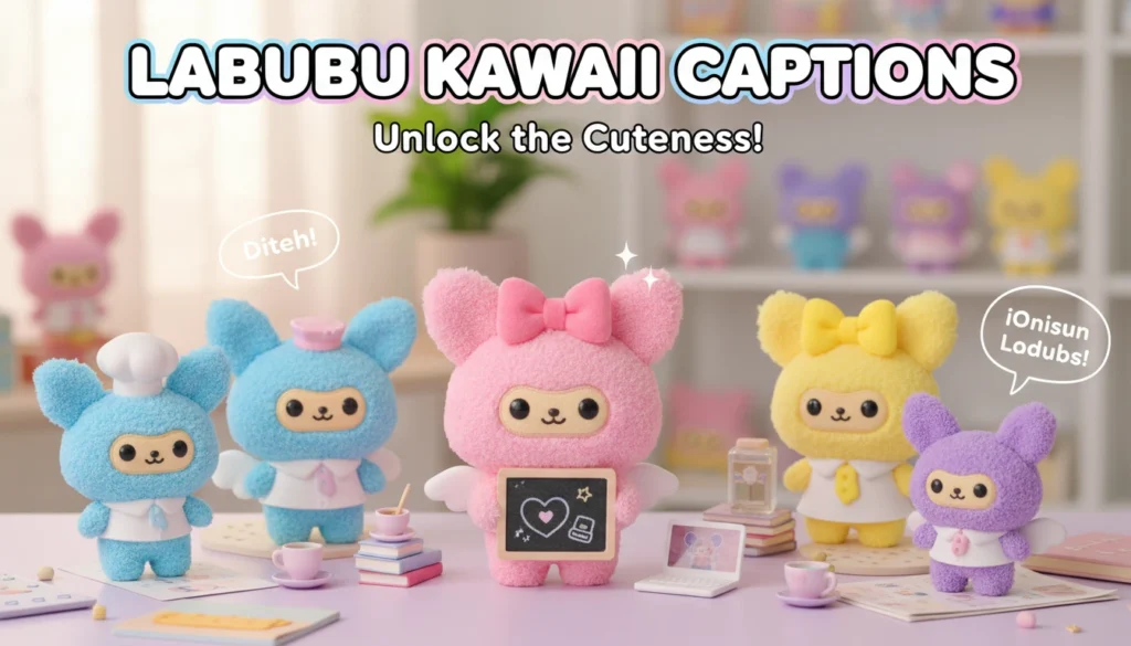 Labubu Kawaii Captions