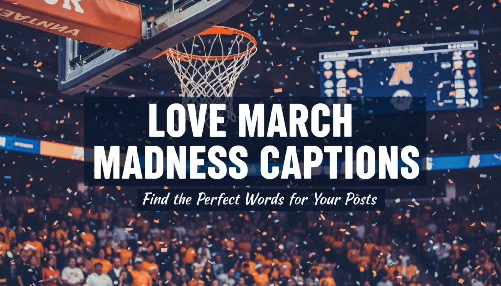 Love March Madness Captions