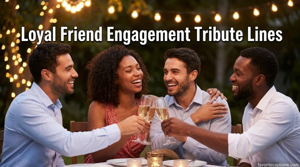Loyal Friend Engagement Tribute Lines