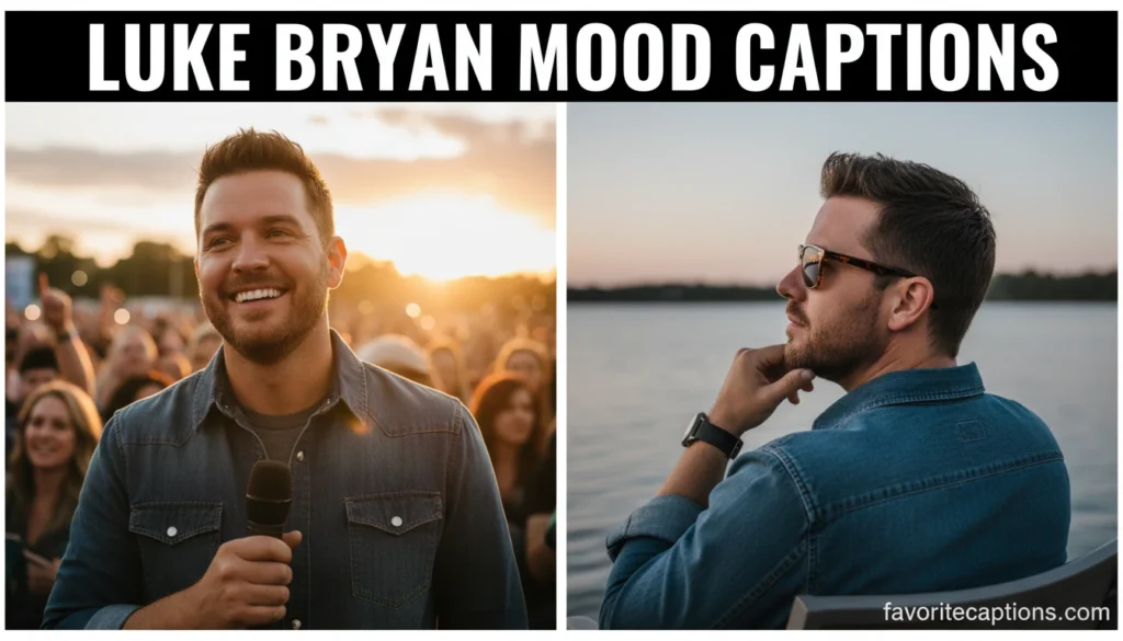 Luke Bryan Mood Captions