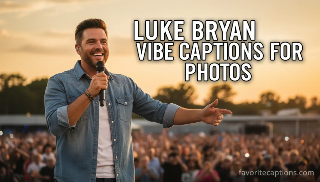 Luke Bryan Vibe Captions for Photos
