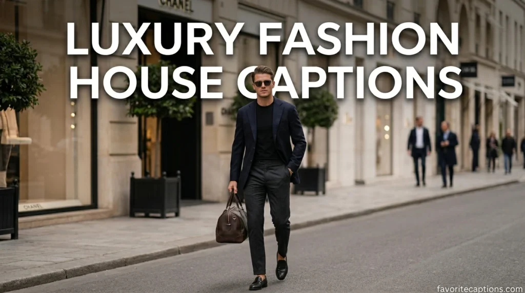 Luxury Fashion House Captions