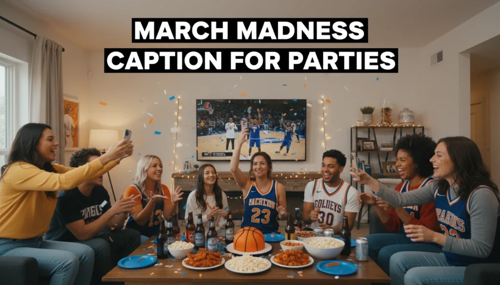 March Madness Caption For Parties