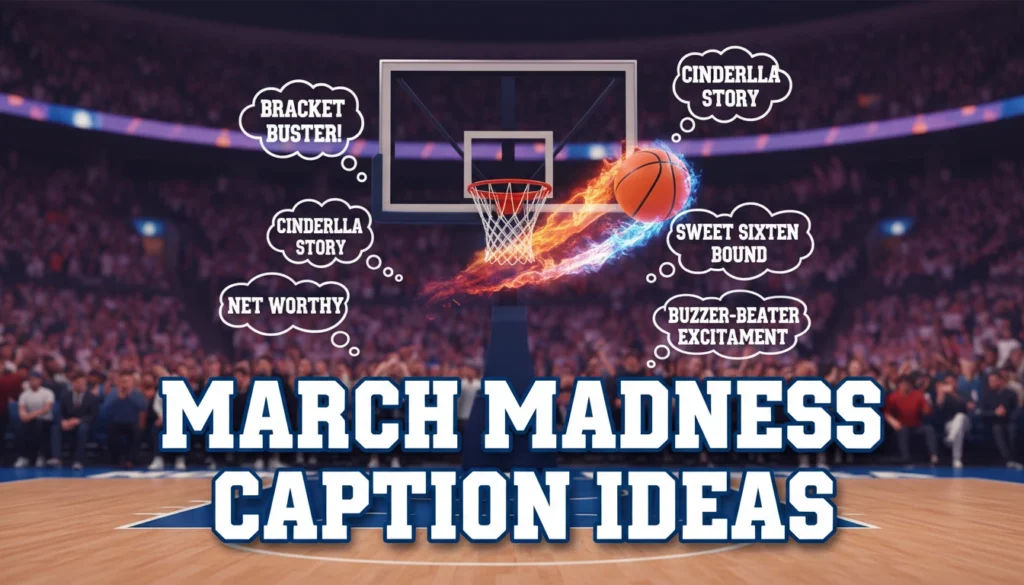March Madness Caption Ideas