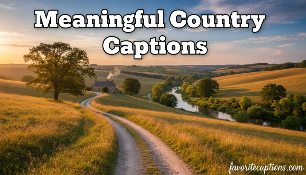 Meaningful Country Captions