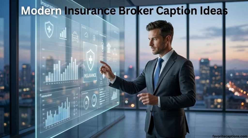 Modern Insurance Broker Caption Ideas
