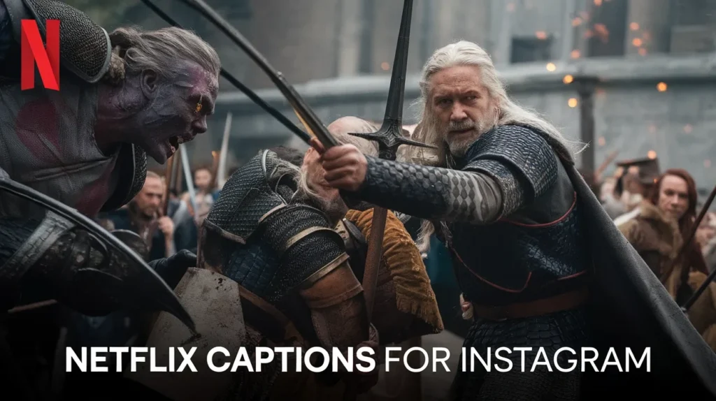 Netflix Captions for Instagram