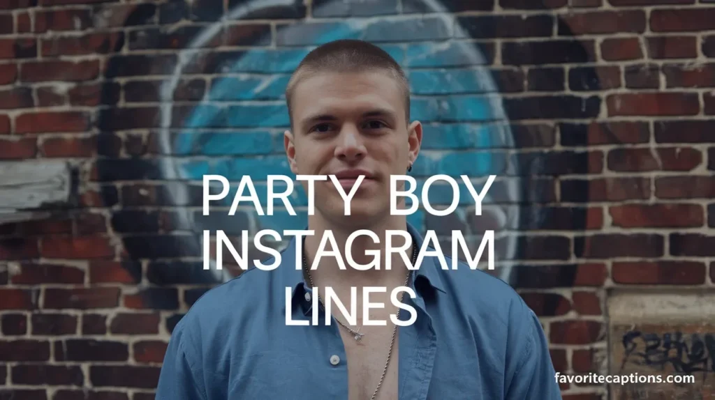 Party Boy Instagram Lines