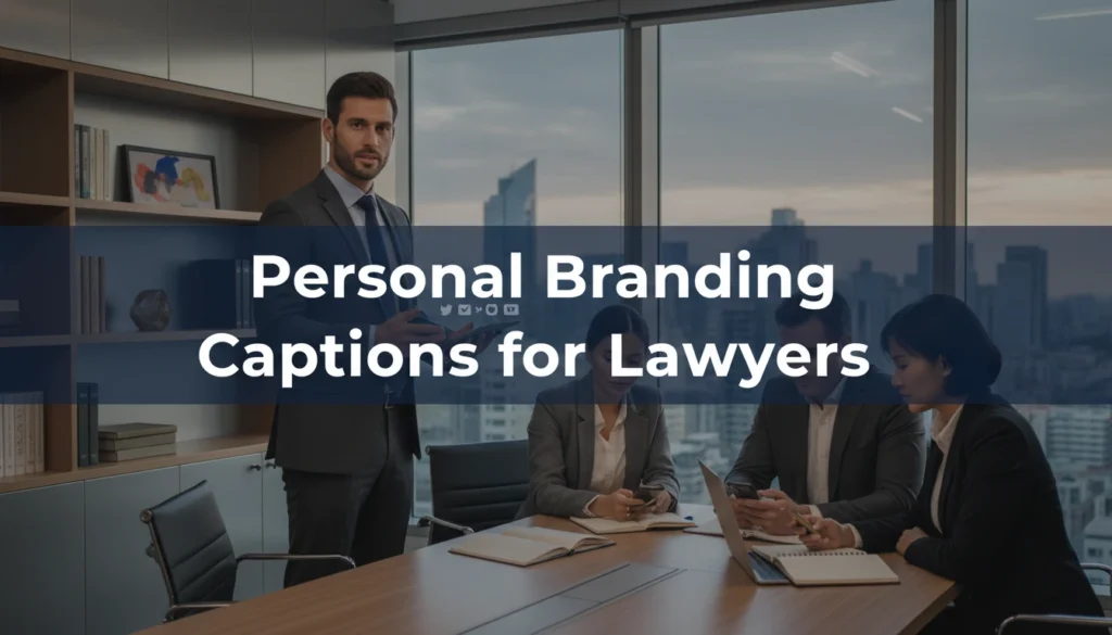Personal Branding Captions for Lawyers