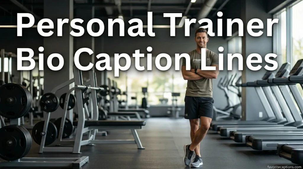 Personal Trainer Bio Caption Lines