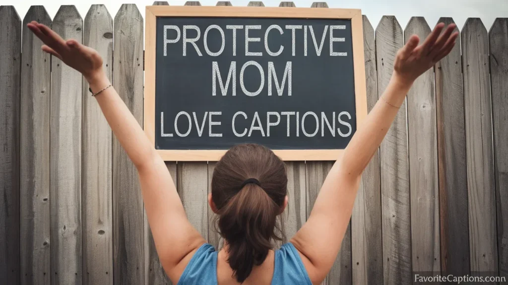 Protective mom love captions