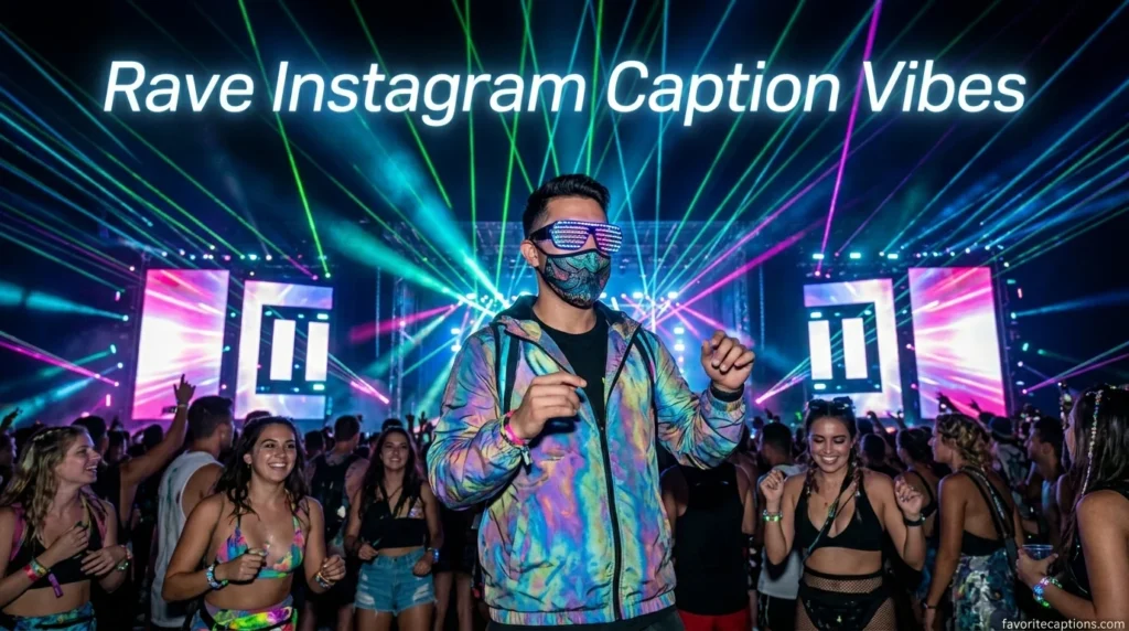 Rave Instagram Caption Vibes