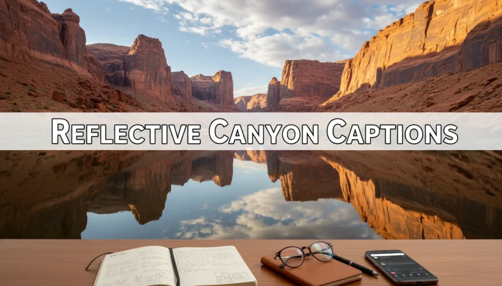 Reflective Canyon Captions