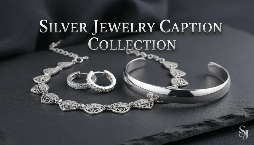 Silver Jewelry Caption Collection