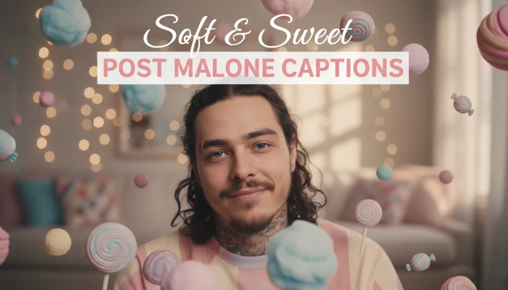 Soft & Sweet Post Malone Captions