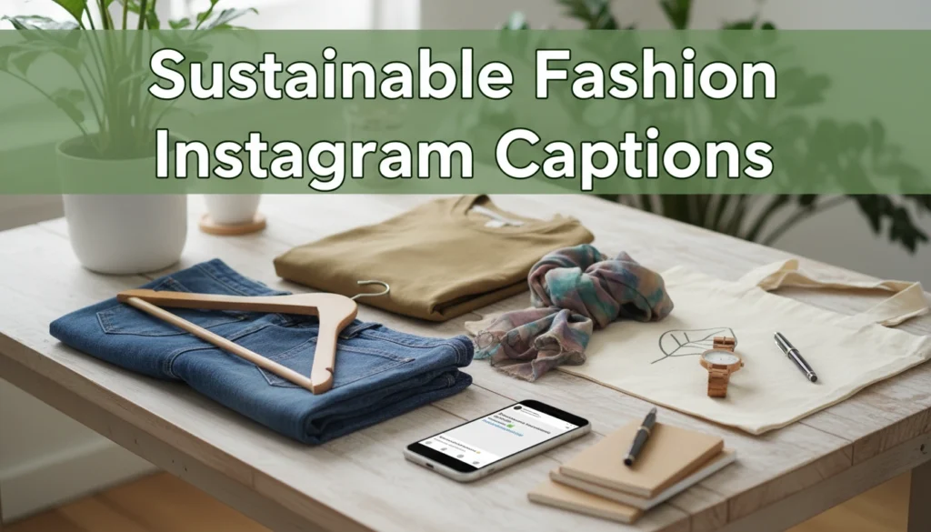 Sustainable Fashion Instagram Captions