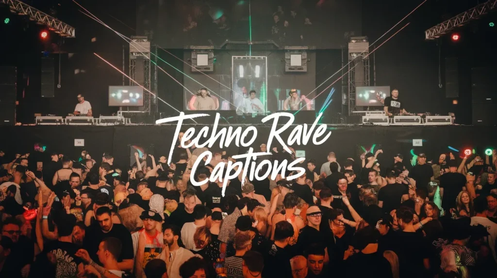 Techno Rave Captions