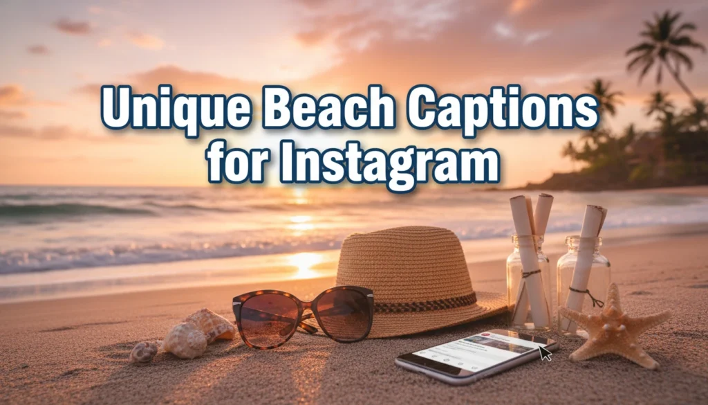 Unique Beach Captions for Instagram
