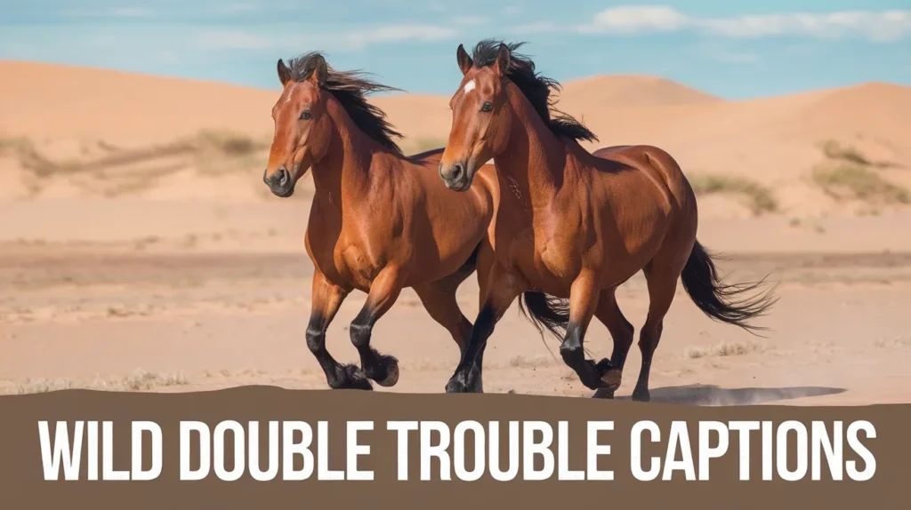Wild Double Trouble Captions