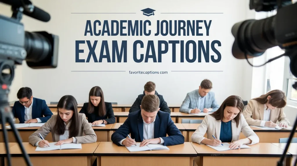 Academic journey exam captions