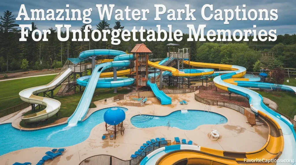Amazing water park captions for unforgettable memories