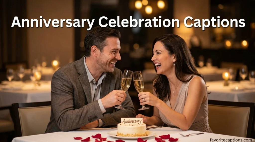 Anniversary Celebration Captions