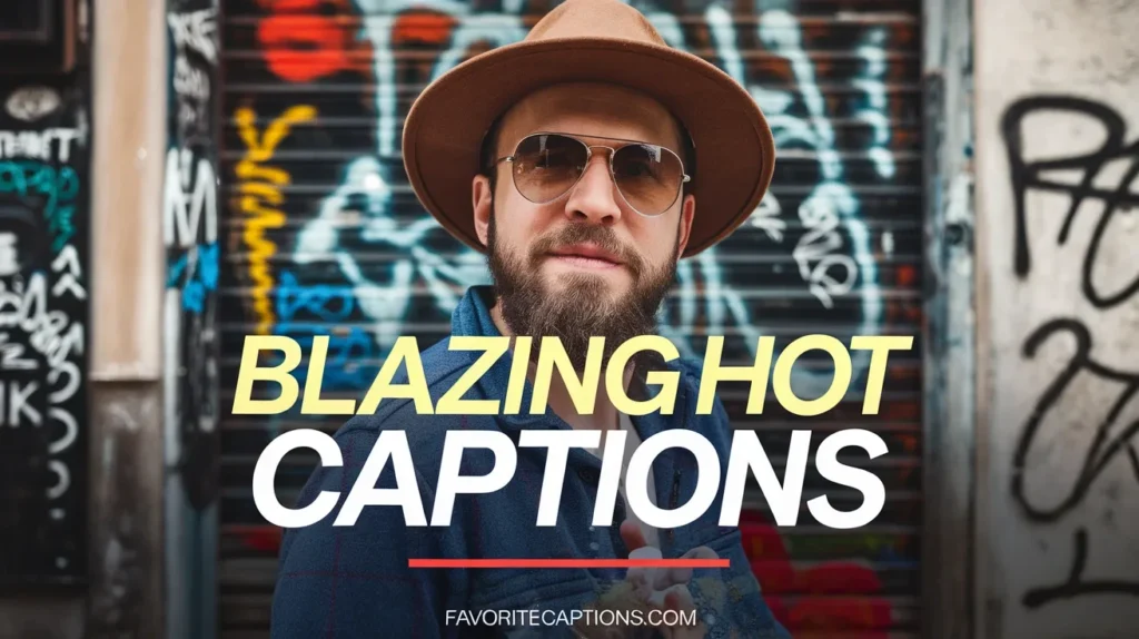 Blazing hot captions