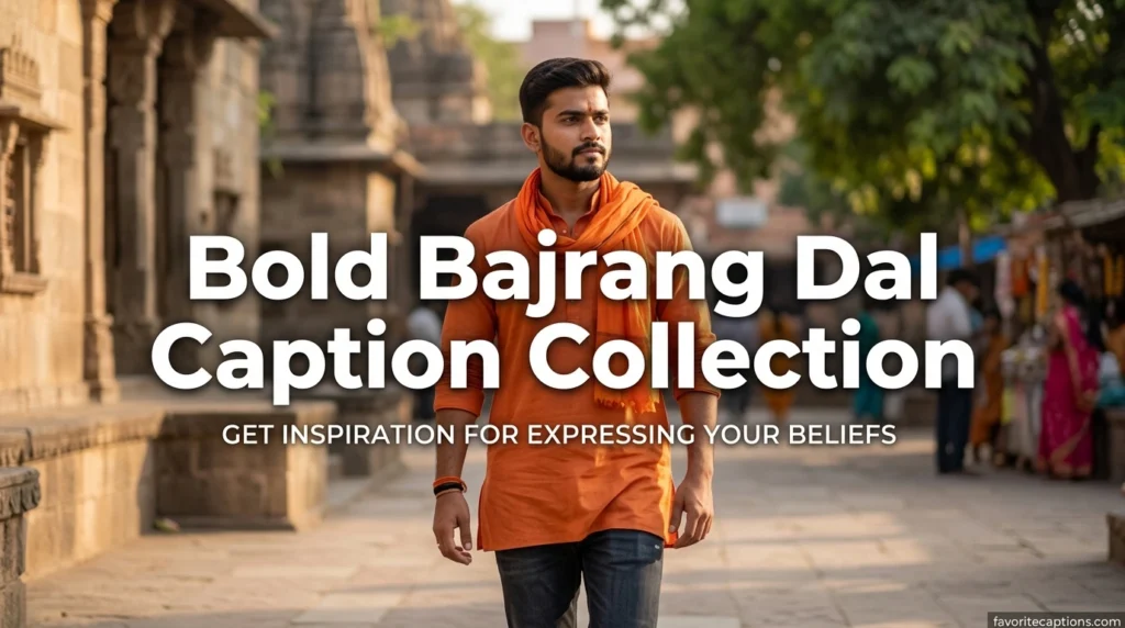 Bold Bajrang Dal Caption Collection
