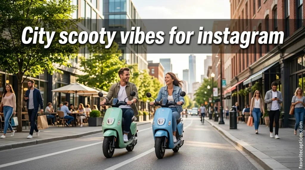 City scooty vibes for instagram
