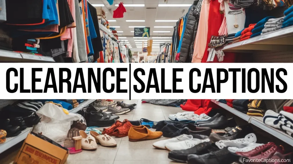 ClearanceSale captions