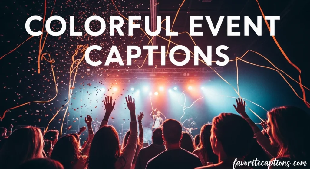 Colorful Event Captions