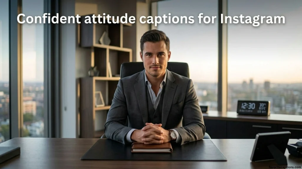Confident attitude captions for Instagram