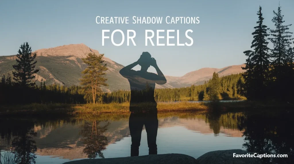 Creative shadow captions for reels
