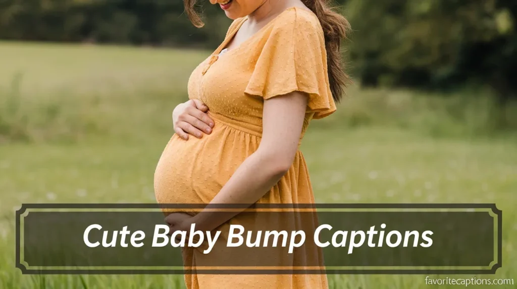 Cute Baby Bump Captions