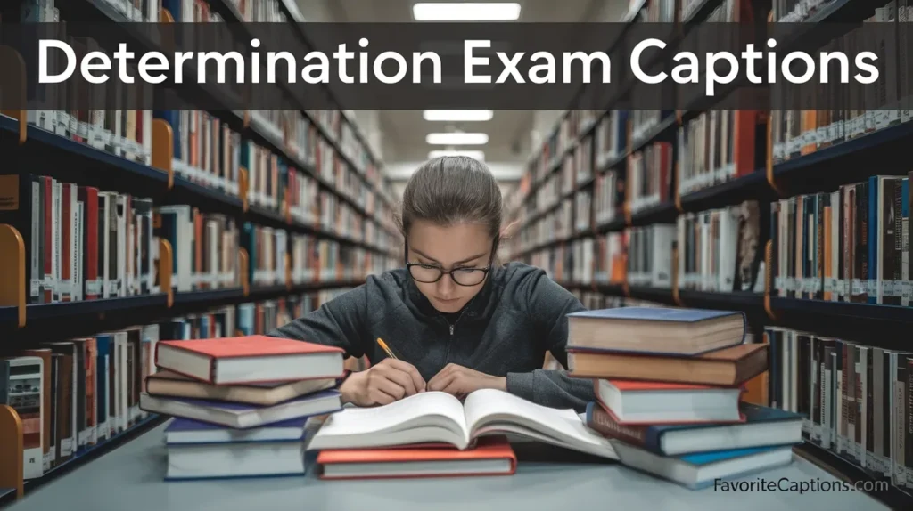 Determination exam captions