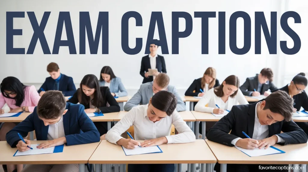 Exam captions