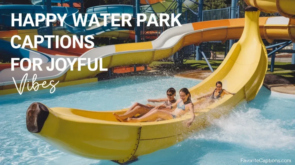 Happy water park captions for joyful vibes